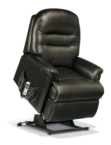 Keswick Petite Leather 'Lift & Rise' Recliner