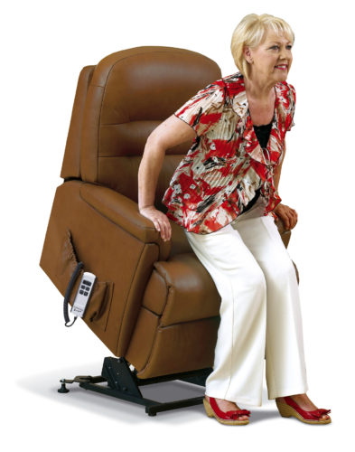 Keswick Small Leather 'Lift & Rise' Recliner