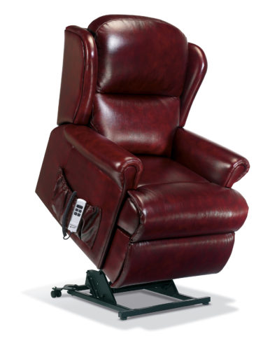 Malvern Standard Leather 'Lift & Rise' Recliner