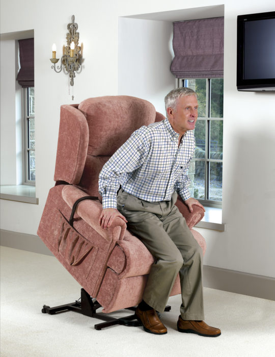 Malvern Standard Fabric 'Lift & Rise' Recliner