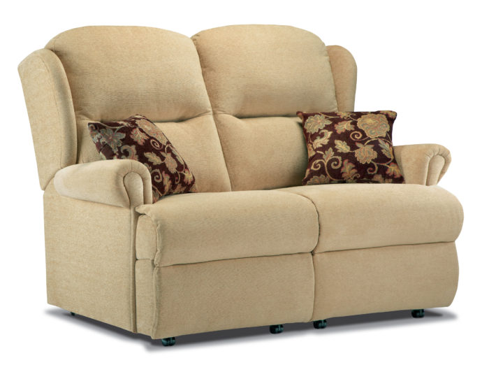 Malvern Standard Fabric Fixed 2-Seater Settee