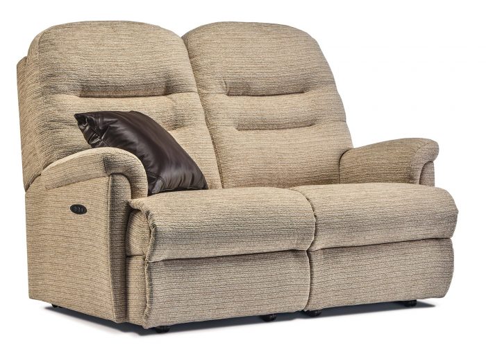 Keswick Petite Fabric Reclining 2-Seater Settee