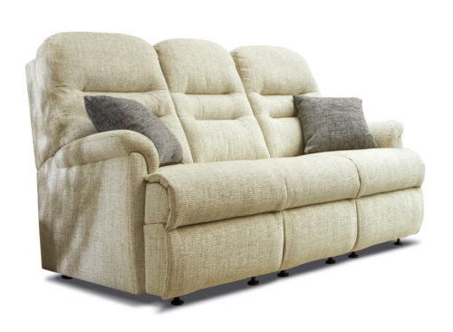 Keswick Small Fabric Fixed 3-Seater Settee