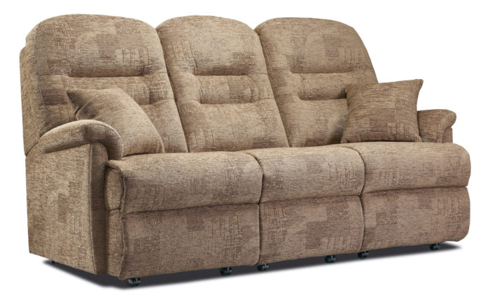 Keswick Small Fabric Fixed 3-Seater Settee