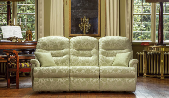Keswick Standard Fabric Fixed 3-Seater Settee