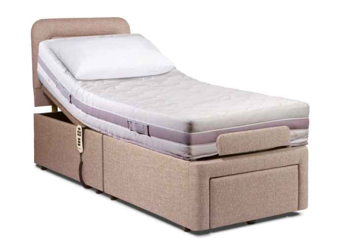 2'6" Dorchester Head-and-Foot Adjustable Bed shown with Emily Headboard
